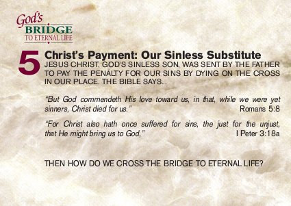 Christ's payment: our sinless substitute